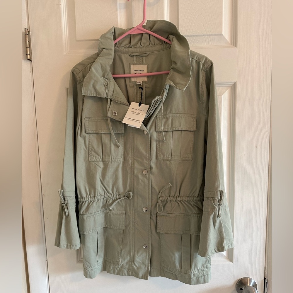 Banana Republic x Olivia Palermo Green Women's Jacket - NWT!